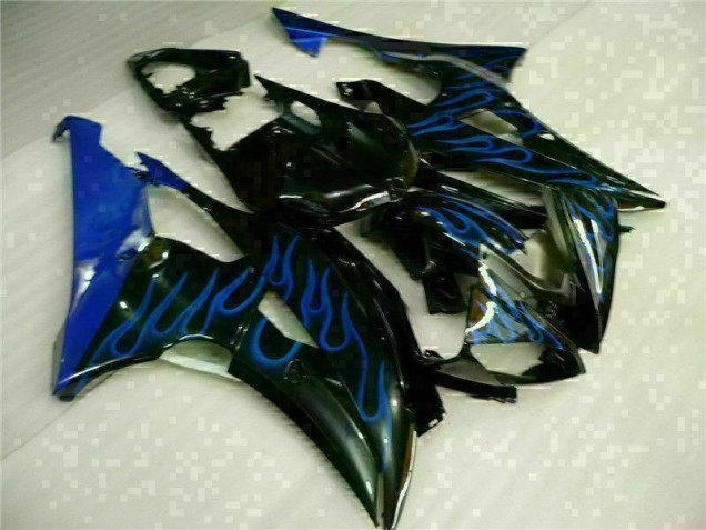Discount 2008-2016 Blue Flame Black Yamaha YZF R6 Motorcycle Fairings Canada Discount 2008-2016 Blue Flame Black Yamaha YZF R6 Motorcycle Fairings Canada