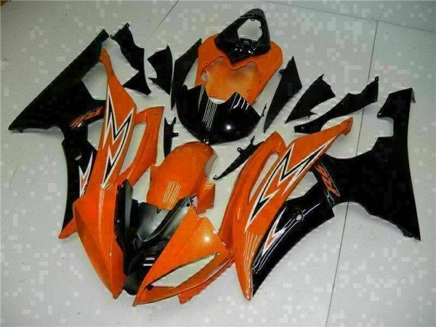 Discount 2008-2016 Orange Black Yamaha YZF R6 Motorcycle Fairings Kit Canada Discount 2008-2016 Orange Black Yamaha YZF R6 Motorcycle Fairings Kit Canada