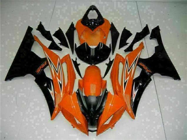 Discount 2008-2016 Orange Black Yamaha YZF R6 Motorcycle Fairings Kit Canada Discount 2008-2016 Orange Black Yamaha YZF R6 Motorcycle Fairings Kit Canada