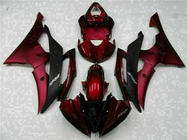 Discount 2008-2016 Red Black Yamaha YZF R6 Motorcycle Fairings Canada Discount 2008-2016 Red Black Yamaha YZF R6 Motorcycle Fairings Canada