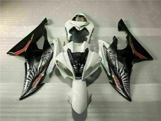 Discount 2008-2016 White Black Yamaha YZF R6 Bike Fairings Canada Discount 2008-2016 White Black Yamaha YZF R6 Bike Fairings Canada