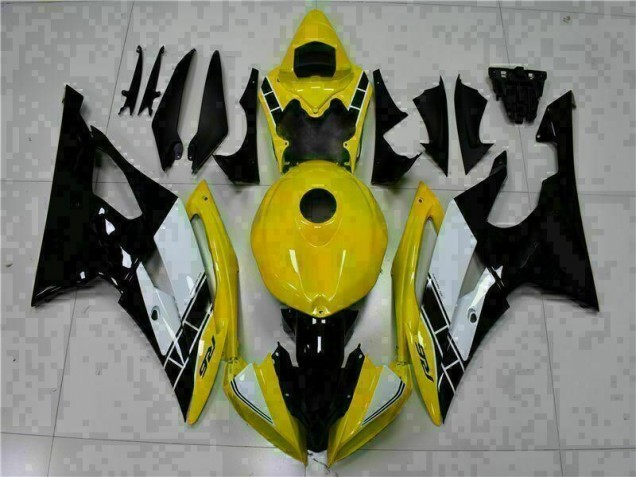 Discount 2008-2016 Yellow Black Yamaha YZF R6 Motorcycle Fairings Kits Canada Discount 2008-2016 Yellow Black Yamaha YZF R6 Motorcycle Fairings Kits Canada