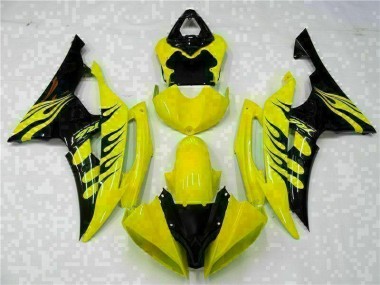 Discount 2008-2016 Yellow Black Yamaha YZF R6 Motorcycle Fairing Kits Canada