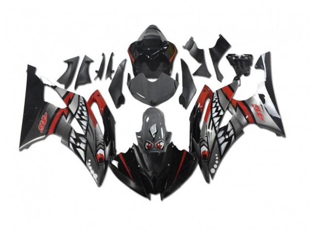Discount 2008-2016 Grey Red Shark Yamaha YZF R6 Motorbike Fairing Canada Discount 2008-2016 Grey Red Shark Yamaha YZF R6 Motorbike Fairing Canada