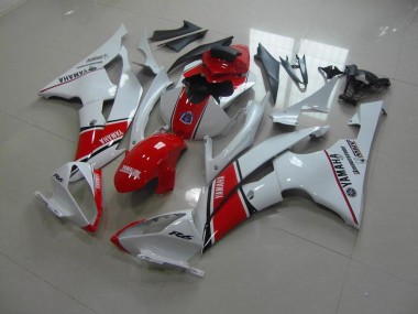 Discount 2008-2016 White Red OEM Style Yamaha YZF R6 Bike Fairings Canada