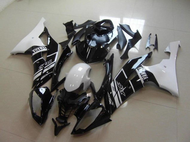 Discount 2008-2016 White Black Yamaha YZF R6 Motorcycle Fairings Canada Discount 2008-2016 White Black Yamaha YZF R6 Motorcycle Fairings Canada