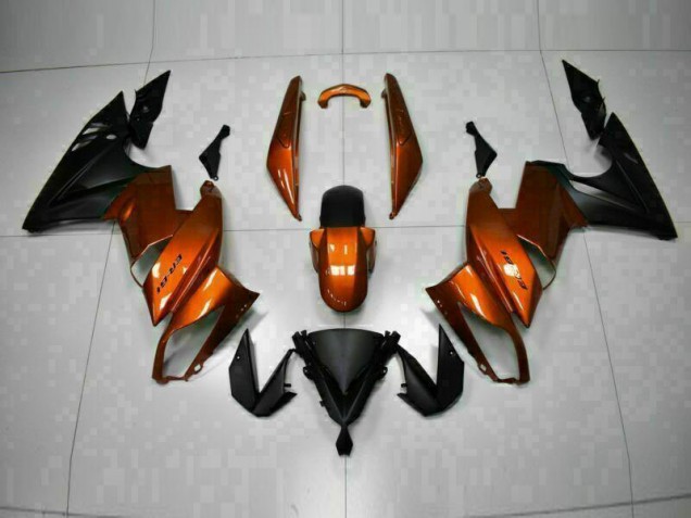 Discount 2009-2011 Orange Kawasaki EX650 Motorbike Fairing Canada Discount 2009-2011 Orange Kawasaki EX650 Motorbike Fairing Canada