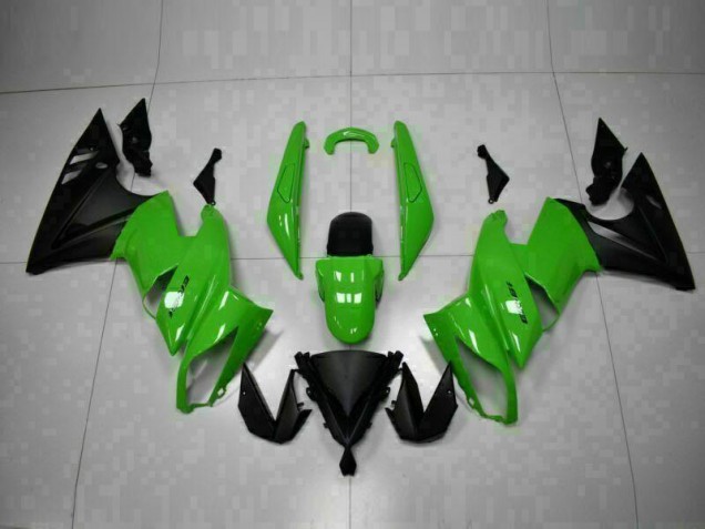Discount 2009-2011 Green Black Kawasaki EX650 Motor Bike Fairings Canada Discount 2009-2011 Green Black Kawasaki EX650 Motor Bike Fairings Canada