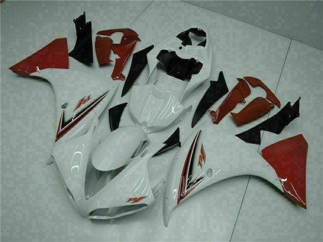 Discount 2009-2011 White Red Yamaha YZF R1 Bike Fairing Kit Canada Discount 2009-2011 White Red Yamaha YZF R1 Bike Fairing Kit Canada