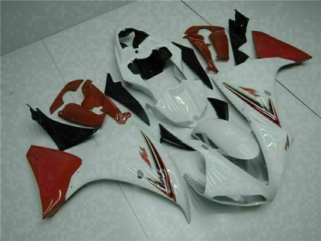 Discount 2009-2011 White Red Yamaha YZF R1 Bike Fairing Kit Canada Discount 2009-2011 White Red Yamaha YZF R1 Bike Fairing Kit Canada