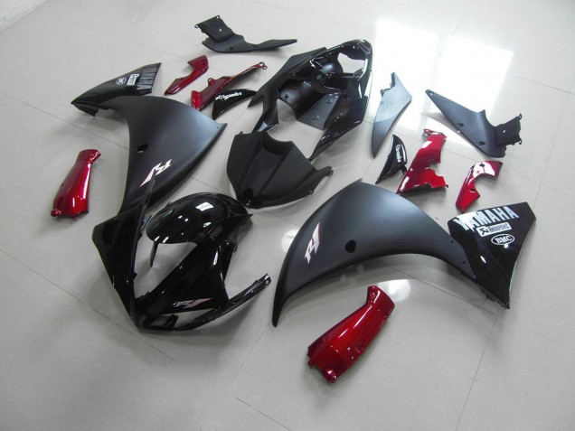 Discount 2009-2011 Matte Black Red Yamaha YZF R1 Motorcycle Replacement Fairings Canada Discount 2009-2011 Matte Black Red Yamaha YZF R1 Motorcycle Replacement Fairings Canada
