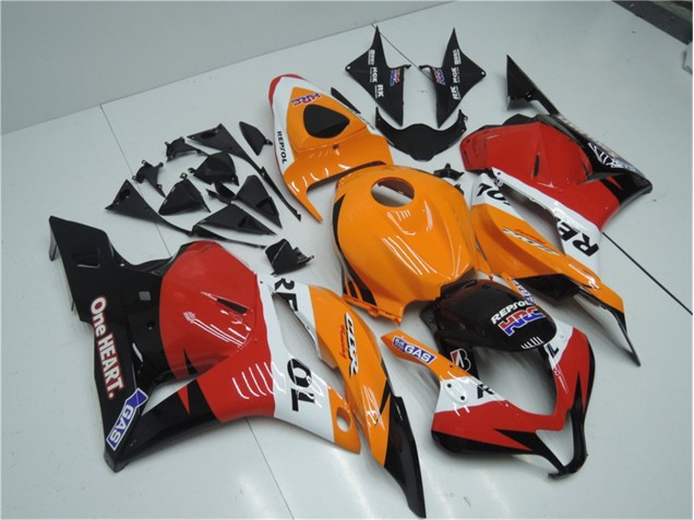 Discount 2009-2012 Orange Red Black Repsol Honda CBR600RR Motorcycle Fairings Canada Discount 2009-2012 Orange Red Black Repsol Honda CBR600RR Motorcycle Fairings Canada