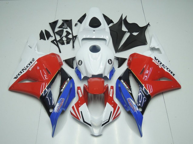 Discount 2009-2012 White Motul Red Blue Honda CBR600RR Bike Fairings Canada Discount 2009-2012 White Motul Red Blue Honda CBR600RR Bike Fairings Canada
