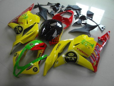 Discount 2009-2012 Yellow Corona Extra Honda CBR600RR Motorbike Fairing Kits Canada