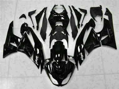 Discount 2009-2012 Black White Ninja Kawasaki ZX6R Replacement Fairings Canada