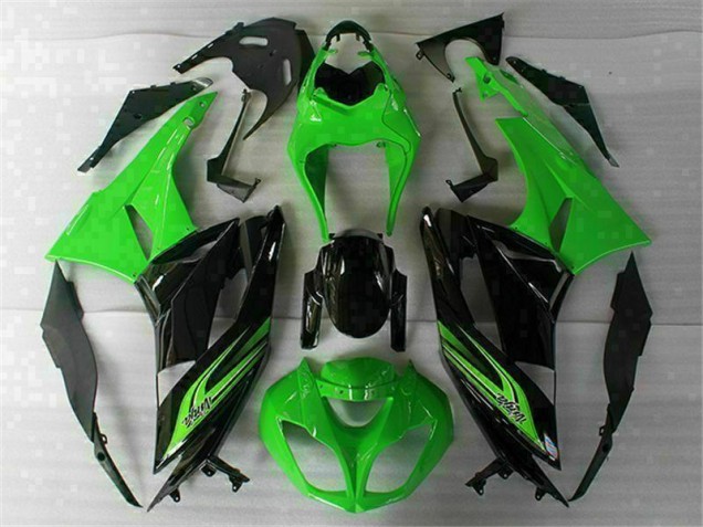 Discount 2009-2012 Green Black Kawasaki ZX6R Motorbike Fairing Canada Discount 2009-2012 Green Black Kawasaki ZX6R Motorbike Fairing Canada