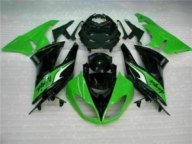 Discount 2009-2012 Black Green Kawasaki ZX6R Bike Fairing Kit Canada Discount 2009-2012 Black Green Kawasaki ZX6R Bike Fairing Kit Canada