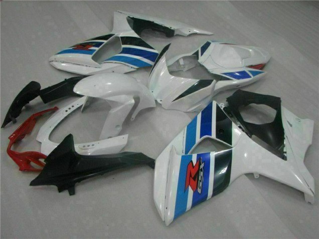 Discount 2009-2016 White Suzuki GSXR1000 Motorcycle Fairings Canada Discount 2009-2016 White Suzuki GSXR1000 Motorcycle Fairings Canada