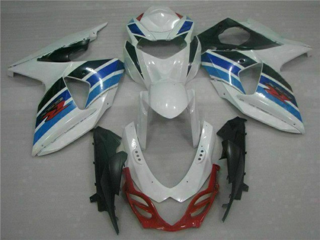 Discount 2009-2016 White Suzuki GSXR1000 Motorcycle Fairings Canada Discount 2009-2016 White Suzuki GSXR1000 Motorcycle Fairings Canada