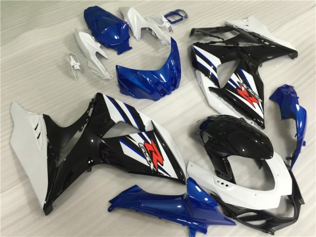 Discount 2009-2016 White Blue Black Suzuki GSXR1000 Motorbike Fairings Canada Discount 2009-2016 White Blue Black Suzuki GSXR1000 Motorbike Fairings Canada