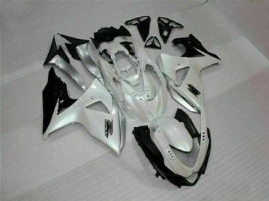 Discount 2009-2016 Suzuki GSXR 1000 Motorcycle Fairings MF1848 - White Black Canada