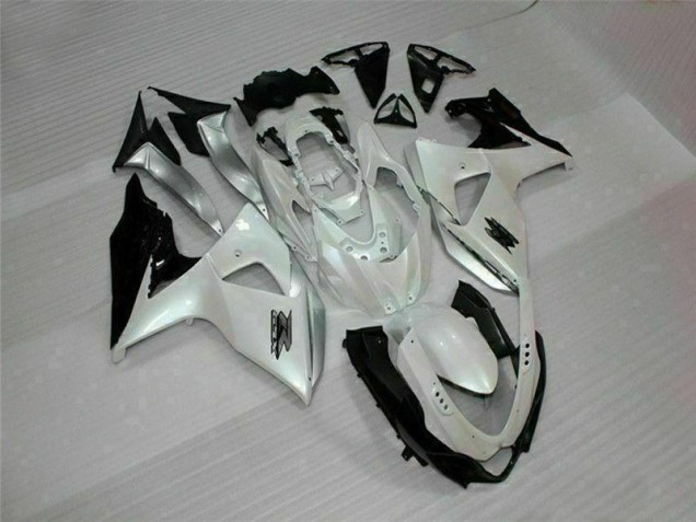 Discount 2009-2016 White Black Suzuki GSXR1000 Replacement Motorcycle Fairings Canada Discount 2009-2016 White Black Suzuki GSXR1000 Replacement Motorcycle Fairings Canada