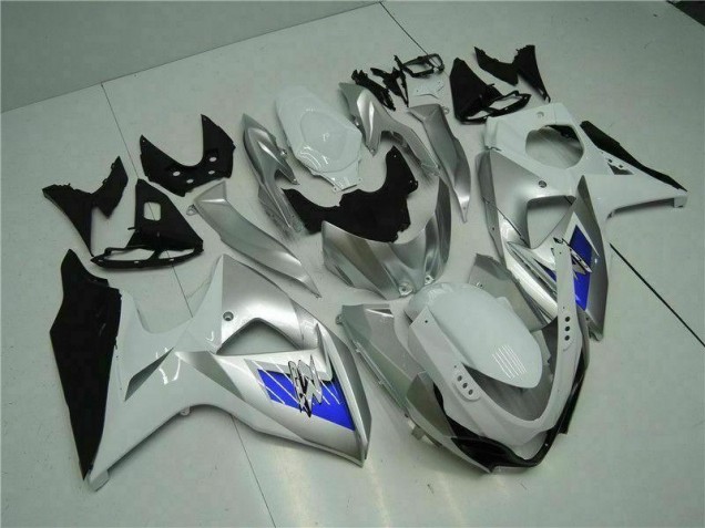 Discount 2009-2016 Silver White Suzuki GSXR1000 Motorcycle Bodywork Canada Discount 2009-2016 Silver White Suzuki GSXR1000 Motorcycle Bodywork Canada