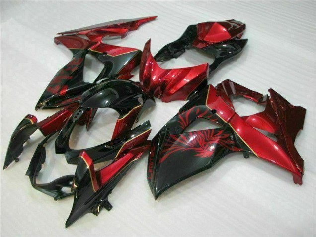 Discount 2009-2016 Red Flame Black Suzuki GSXR1000 Motorcycle Replacement Fairings Canada Discount 2009-2016 Red Flame Black Suzuki GSXR1000 Motorcycle Replacement Fairings Canada