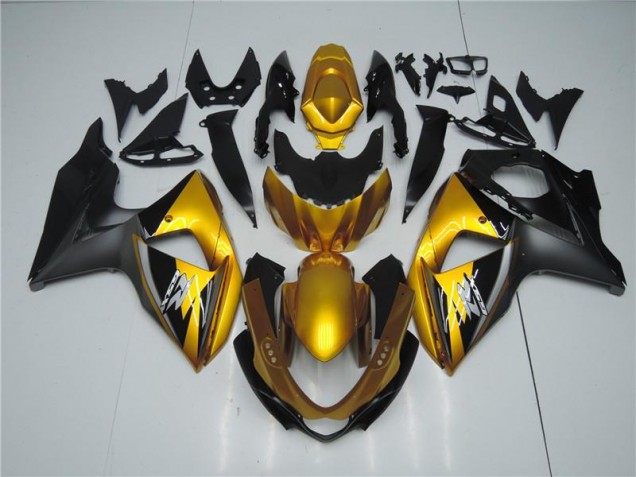 Discount 2009-2016 Golden Black Suzuki GSXR1000 Motorcycle Fairings Canada Discount 2009-2016 Golden Black Suzuki GSXR1000 Motorcycle Fairings Canada