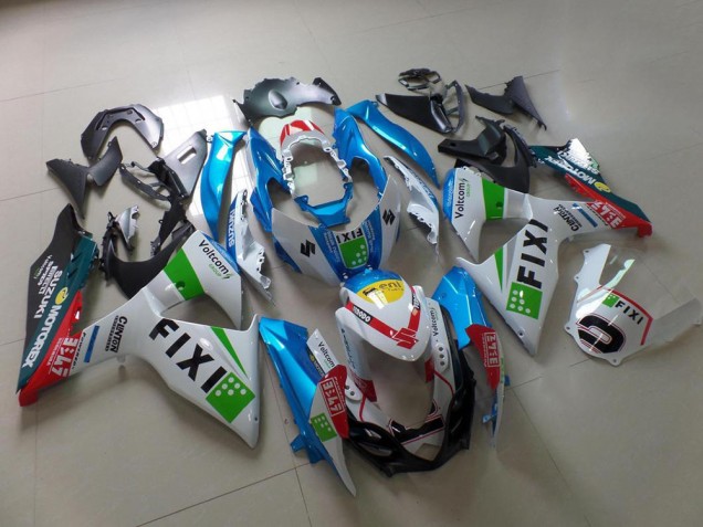 Discount 2009-2016 Light Blue Fixi Suzuki GSXR 1000 K9 Motorcycle Fairing Kits Canada Discount 2009-2016 Light Blue Fixi Suzuki GSXR 1000 K9 Motorcycle Fairing Kits Canada