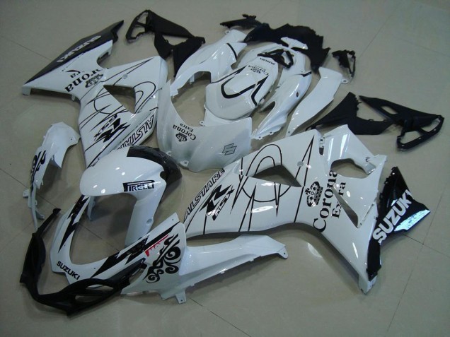 Discount 2009-2016 White Corona Suzuki GSXR 1000 K9 Motorcycle Fairings Canada Discount 2009-2016 White Corona Suzuki GSXR 1000 K9 Motorcycle Fairings Canada