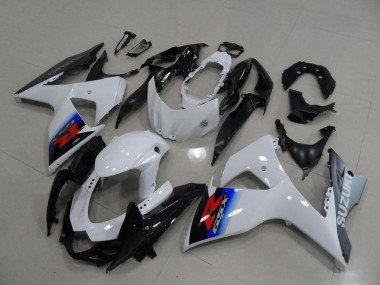 Discount 2009-2016 White Silver Suzuki GSXR 1000 K9 Motorcycle Fairing Kit Canada