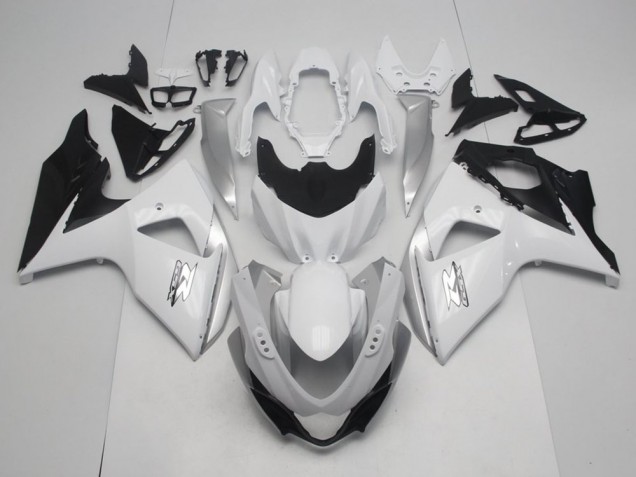 Discount 2009-2016 White OEM Style Suzuki GSXR 1000 K9 Bike Fairings Canada Discount 2009-2016 White OEM Style Suzuki GSXR 1000 K9 Bike Fairings Canada