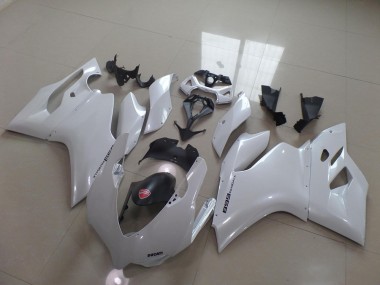 Discount 2011-2014 Pearl White Ducati 1199 Motorcycle Fairing Kit Canada