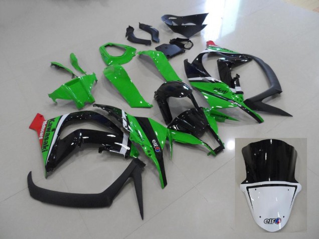Discount 2011-2015 Green and Black Kawasaki ZX10R Motorcycle Fairings Kits Canada Discount 2011-2015 Green and Black Kawasaki ZX10R Motorcycle Fairings Kits Canada