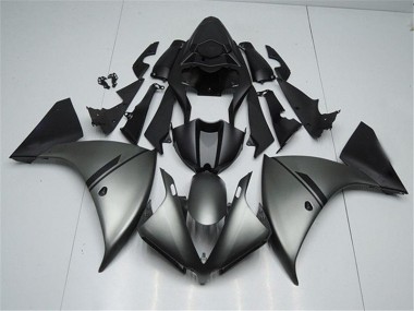 Discount 2012-2014 Matte Grey Black Yamaha YZF R1 Replacement Fairings Canada