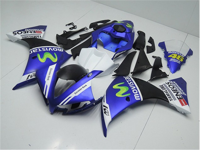 Discount 2012-2014 Blue White Black Yamaha YZF R1 Motorcycle Replacement Fairings Canada Discount 2012-2014 Blue White Black Yamaha YZF R1 Motorcycle Replacement Fairings Canada