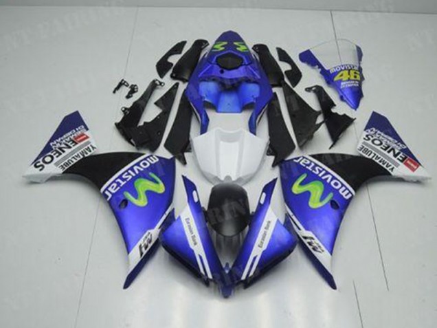 Discount 2012-2014 Blue White Black Yamaha YZF R1 Motorcycle Replacement Fairings Canada Discount 2012-2014 Blue White Black Yamaha YZF R1 Motorcycle Replacement Fairings Canada