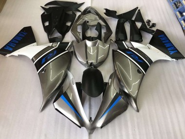 Discount 2012-2014 Silver Blue Yamaha YZF R1 Motorbike Fairing Kits Canada