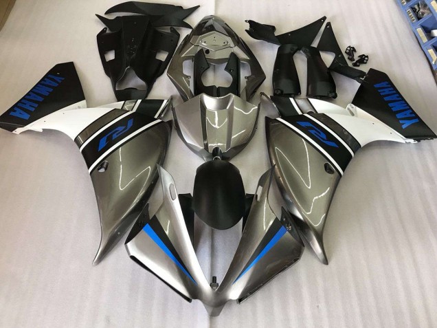 Discount 2012-2014 Silver Blue Yamaha YZF R1 Motorbike Fairing Kits Canada Discount 2012-2014 Silver Blue Yamaha YZF R1 Motorbike Fairing Kits Canada