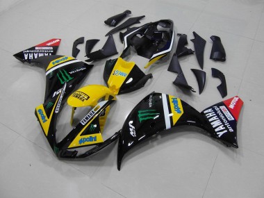Discount 2012-2014 Yellow Black Monster Yamaha YZF R1 Motor Fairings Canada