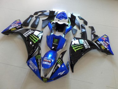 Discount 2012-2014 Blue Black Monster Yamaha YZF R1 Motorbike Fairing Canada