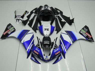 Discount 2012-2014 Blue Black Sterilgarda Yamaha YZF R1 Motorcycle Fairing Kit Canada