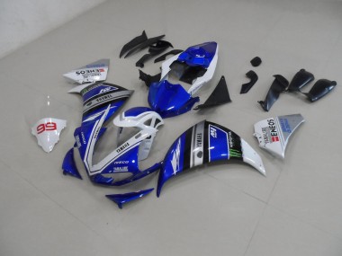 Discount 2012-2014 Blue White Yamaha YZF R1 Bike Fairing Canada