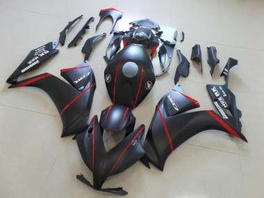 Discount 2012-2016 Matte Bladk with Red Stripe Honda CBR1000RR Motorcycle Fairings Kits Canada