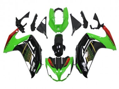 Discount 2012-2016 Green Black Kawasaki EX650 Motorbike Fairing Canada