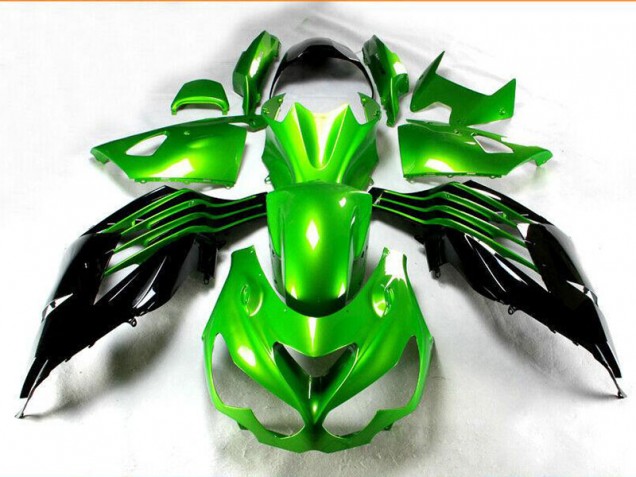 Discount 2012-2021 Black Green Kawasaki ZX14R ZZR1400 Motorcycle Replacement Fairings Canada Discount 2012-2021 Black Green Kawasaki ZX14R ZZR1400 Motorcycle Replacement Fairings Canada