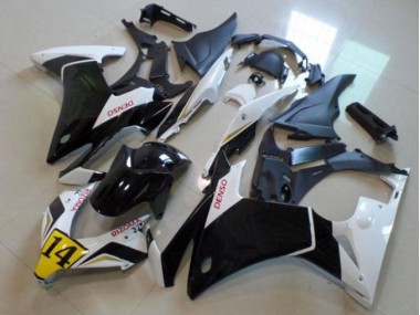 Discount 2013-2015 Honda CBR500R Motorcycle Fairings MF2128 - Black White Canada