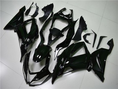 Discount 2013-2018 Kawasaki Ninja ZX6R Motorcycle Fairings MF0602 - Glossy Black Canada