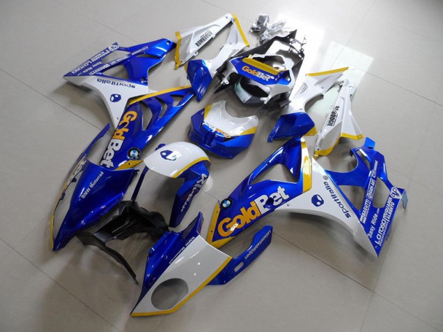 Discount 2009-2014 Blue White GoldBet BMW S1000RR Motorcycle Fairings Kit Canada Discount 2009-2014 Blue White GoldBet BMW S1000RR Motorcycle Fairings Kit Canada